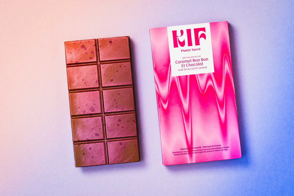 Kif – Caramel Bon Bon et Chocolat (grande tablette) 💛🤎