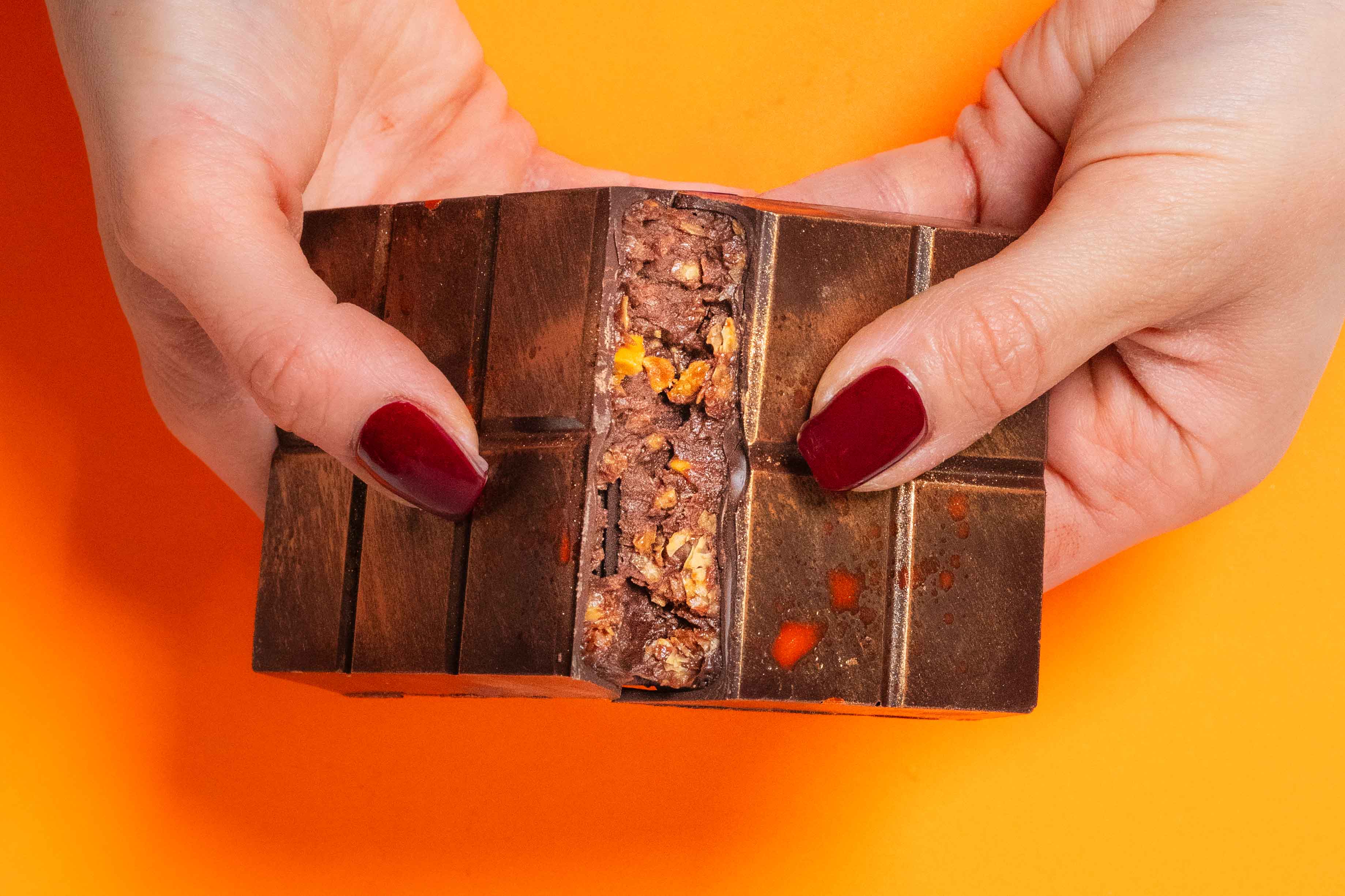 Kif – Orange Pirouette Cacahuète (grande tablette) 🍊🥜